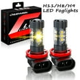 thumbnail image 1 of H11/H8 Golden Yellow 4500K LED Fog Lights Bulbs For Honda Ridgeline 2009-2018，Pack of 2, 1 of 8