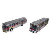The Bus Collection Tokyu Bus Original 6th New and Old Long Car Set// Models