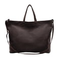 thumbnail image 2 of Bolsa de lona de gran capacidad para mujer con correa ajustable para el hombro, cierre superior con cremallera, bolso casual para trabajo, escuela, viajes y compras, 44 x 33 x 16 cm, 2 of 6