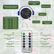 Solar Drip Irrigation System for Garden/Outdoor/Indoor, Automatic Drip Irrigation System Battery