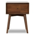 thumbnail image 1 of Allora Mid-Century Modern Wood Night Stand in Brown Walnut, 1 of 6