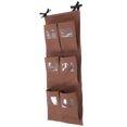 thumbnail image 1 of WRITWAA Bolsa Vertical Para Carrito De Housekeeping Con Bolsillos Transparentes En Color Café, 1 of 6