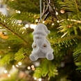 thumbnail image 3 of Nordic Ins Ceramic Christmas Decoration Mini House Pendant Christmas Tree Decoration Gifts Small Ornaments, 3 of 5