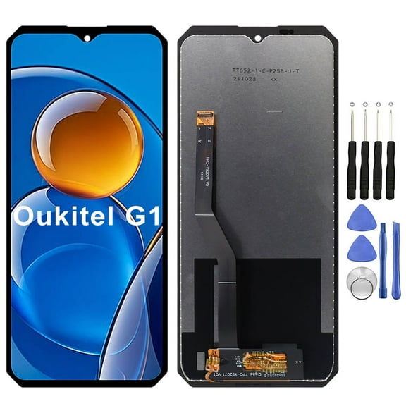 KIQ Replacement LCD Screen Full Assembly with Digitizer Compatible with Oukitel G1(Without Frame)
