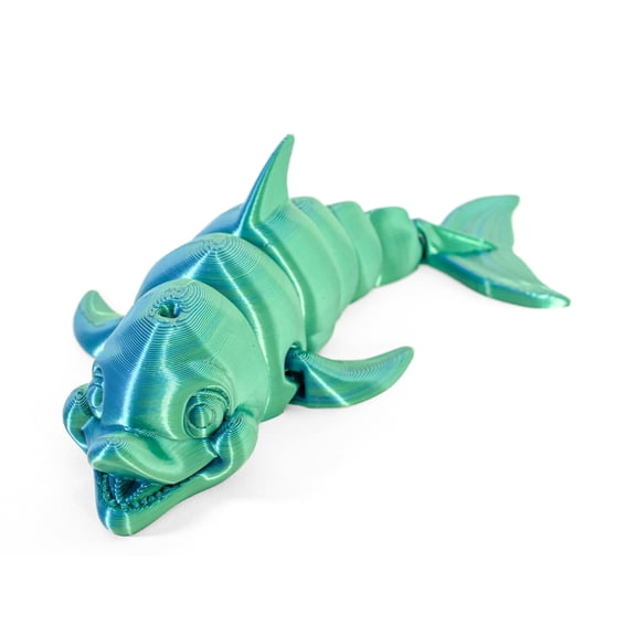 Jumbo Dolphin Fidget – Flexible 3D Printed Novelty for & Adults