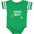 thumbnail image 3 of Inktastic Poppa's Boy Grandson Dinosaur Boys Baby Bodysuit, 3 of 5