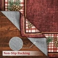 thumbnail image 6 of Area Rug (4x6) Christmas Pine Cones Rug for Living Room Stain Resistant Rugs with Non Slip Backing Ultra-Thin Washable Rugs for Bedroom Living Room Laundry, 6 of 7