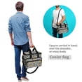 thumbnail image 4 of FORMRS Insulated Cooler Bag 24 Cans Capacity Soft Leakproof Lunch Box with Side Pockets, Cute Acorns Pattern, 4 of 7