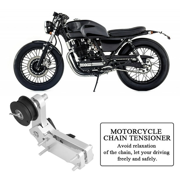 Ajustador Del Tensor De Cadena De La Motocicleta Herramienta Universal De aleación De Aluminio CNC Ajuste Automático De Superior Para Mantenimiento Negro Plata Dorado
