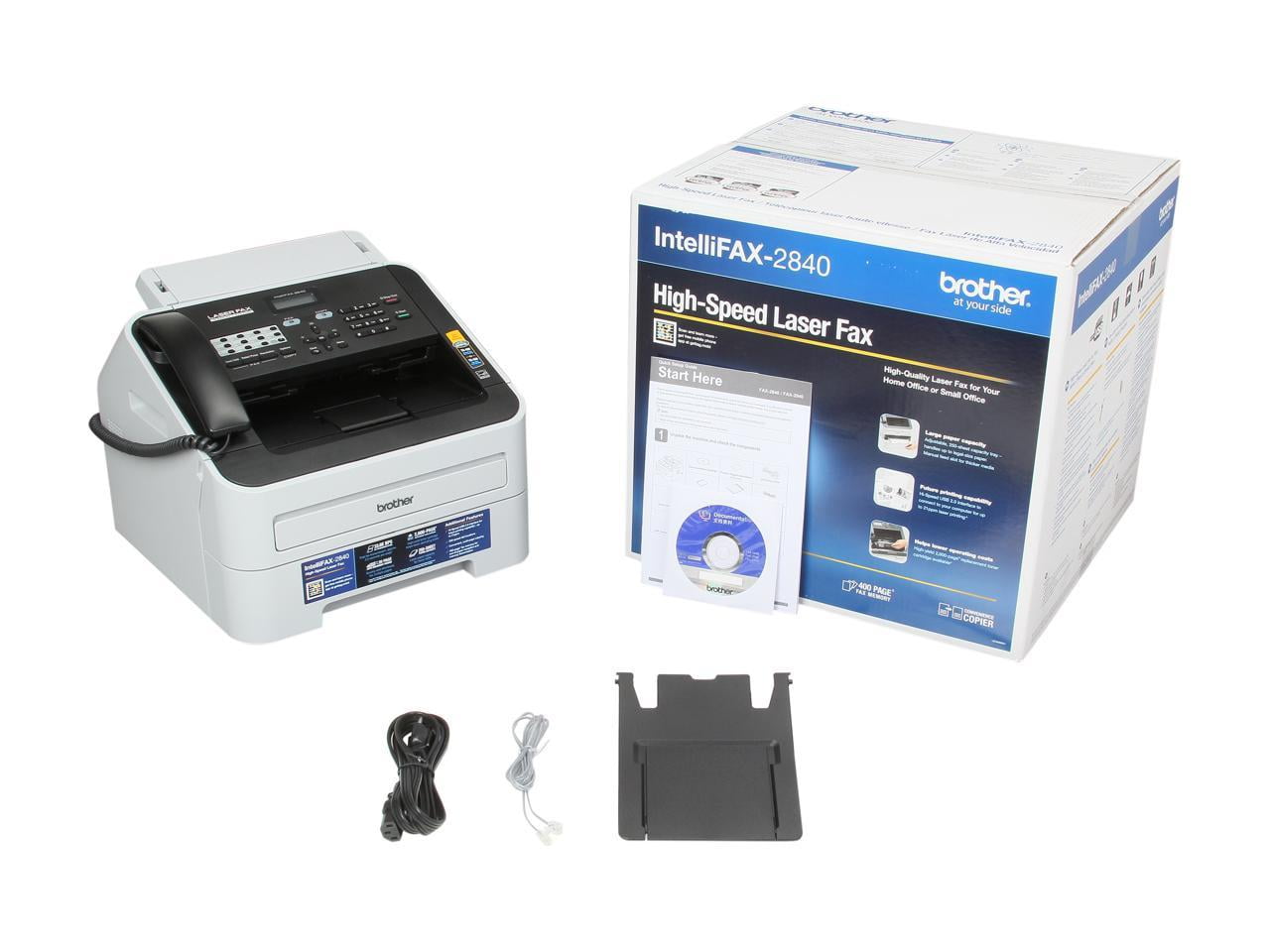 Brother, Laser Fax Machine, High-Speed, 21ppm, 250-sheet capacity