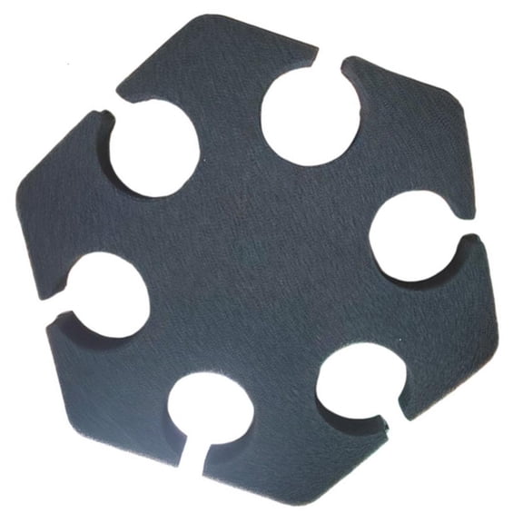 YIGSECU Universal Mics Stand Organizers 6 Hole Shockproof Design Studio KTV Storage