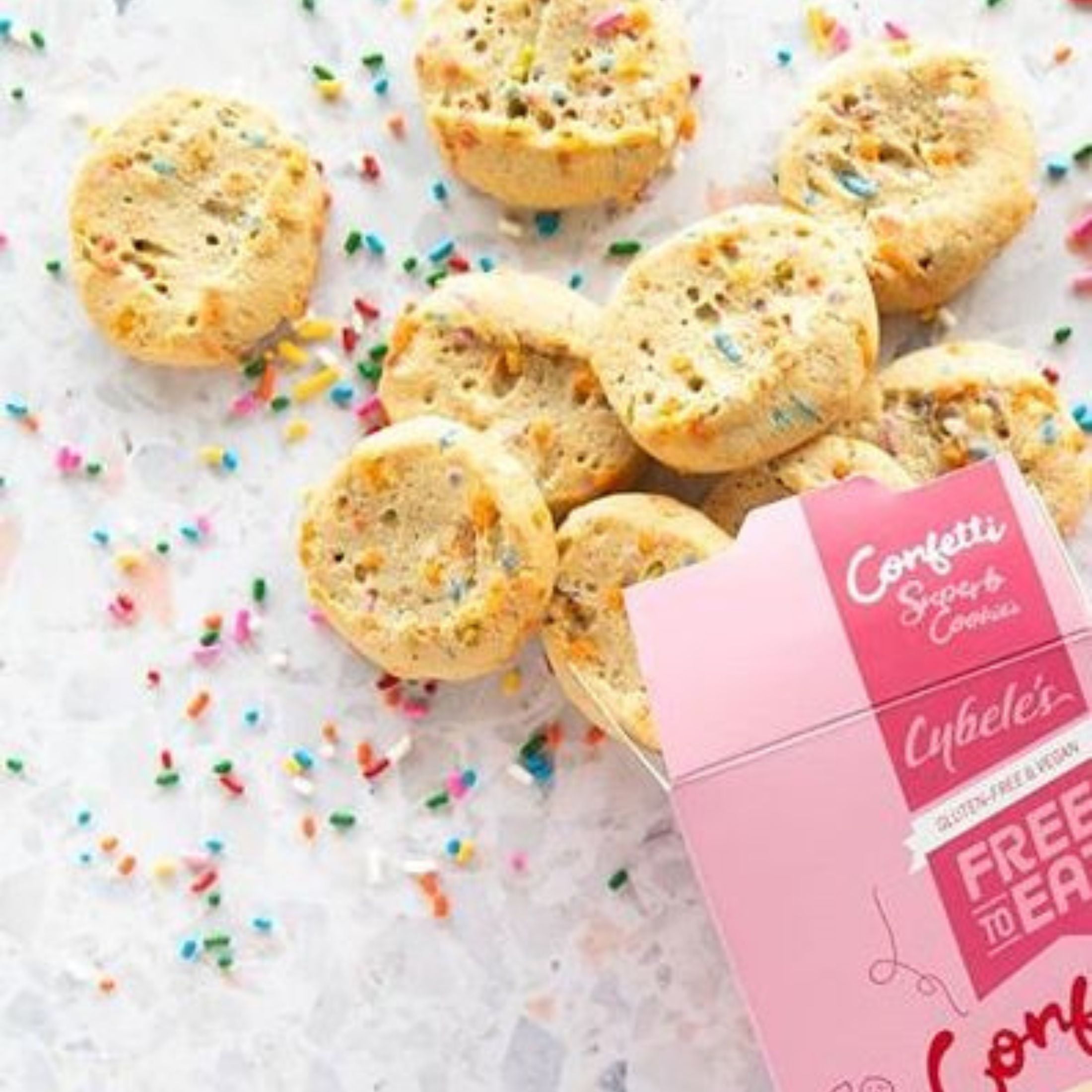 Free To Eat Confetti Cookies, Allergen-Free Gluten-Free & Vegan, 6 oz