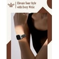thumbnail image 4 of Wearlizer Enamel Metal Bracelet Compatible with Apple Watch Band 41/40/38/42/44/45/46/49mm, Stainless Steel Bracelet for iWatch Series Ultra 2/10/9/8/7/6/5/4/3/2/1 SE, 4 of 6