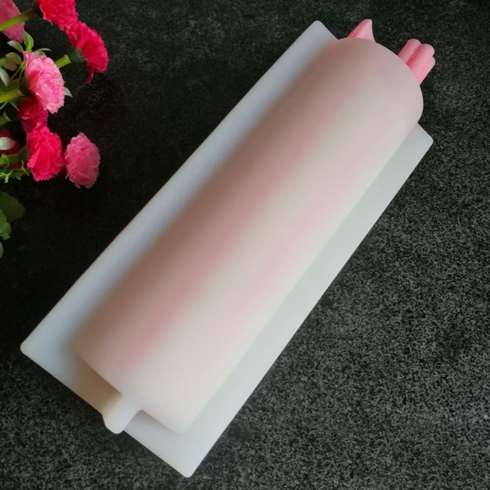 Heart Tube Column Silicone Soap Mold Embed Soap Making Supplies Tool Heart Shape Candle Mold Set Soap Mould