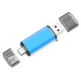 thumbnail image 1 of Unidad flash USB KOOTION 128 GB 2 en 1 OTG USB 3.0/Type C azul, 1 of 9
