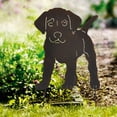 thumbnail image 3 of Escultura de Jardín Perfecl de Perro de Metal Decorativa 30x47 cm, 3 of 8