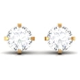 thumbnail image 4 of Rosec Jewels Minimal Diamond Stud Earrings (HI Color SI Clarity) - Cartilage Studs with Screw Back - Ready to Gift with Jewelry Box, 14K Yellow Gold, 4 of 8