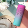 thumbnail image 4 of Best Bonus Daugher Ever Gifts From Son 20oz Travel Cup Gifts Set for Mother Mom Birthday Christmas Presents Green Stainless Steel Travel Tumbler With Lid Staw, 4 of 6