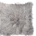 thumbnail image 4 of 18" x 18" x 5" Gray Sheepskin  Pillow, 4 of 4
