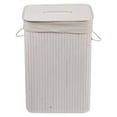thumbnail image 3 of Cesto Plegable de Bambú Color Blanco  AGBOX con Asas para Fácil Transporte, 3 of 5