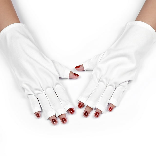 1 par de guantes de protección UV Guante anti UV sin dedos Protege las manos de los rayos UV con Abanopi Guantes sin dedos