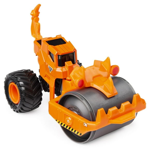 Monster Jam, Official Rolland Dirt Squad Steamroller Monster Truck with Moving Parts, 1:64 Scale Die-Cast Vehicle