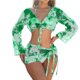 thumbnail image 2 of Trajes de baño para mujer, Trajes de baño para mujer Moda femenina Bikini vestido de espalda abierta de alta elasticidad Traje de baño para mujer Traje de baño de poliéster, 2 of 9