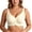 Beige, variant on Gtoiithly Women's High Elastic Wide Strap Sports Bra, Soft Support Breathable Padded Low Back Bra, Bust Lift for Sagging Breasts, Workout Running Support Bra Beige XXXXL