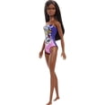thumbnail image 2 of Juguete de moda Barbie Black Beach Doll, 2 of 5