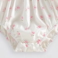 thumbnail image 5 of JUMEYU Bodysuit Toddler Girls Short Sleeve Baby Girl Bodysuits Cartoon Soft Infant Outfits 0 3 6 9 12 18 24 Months (White,12-18 Months), 5 of 8