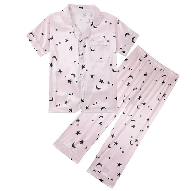 Silk star pajamas sale