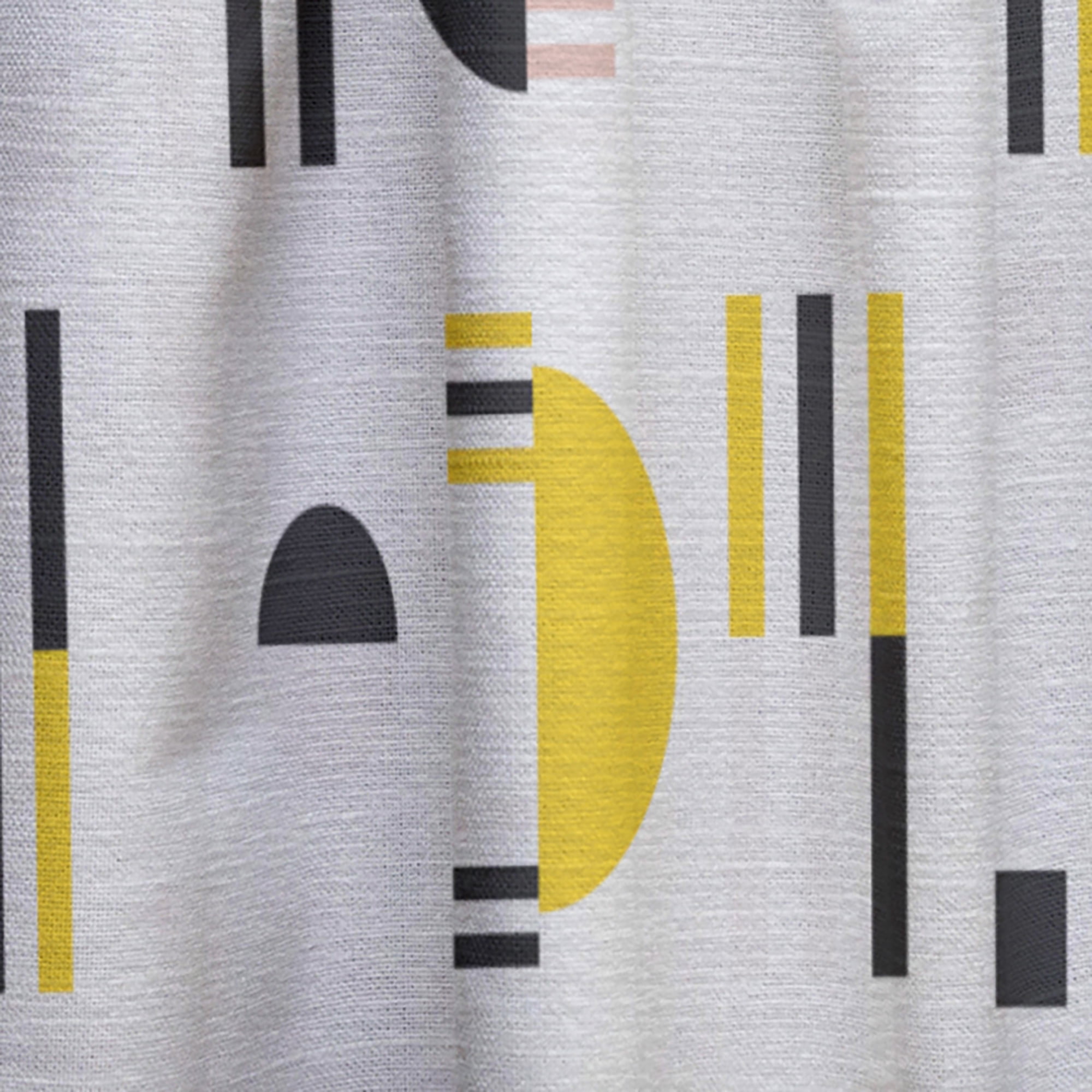 Designart 'Geometrical Retro Design XVII' Mid-Century Modern Curtain Panel