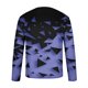 thumbnail image 4 of Blusas y camisas de manga larga con cuello redondo para hombre, blusa informal de manga larga con cuello redondo y estampado de rayas, blusa de poliéster para hombre, 4 of 5