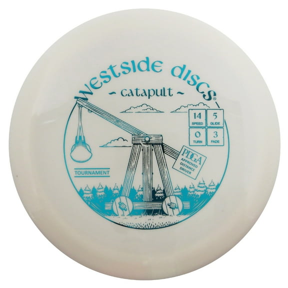 Westside Discs Tournament Catapult 170-172g Distance Driver Golf Disc [Colors may vary] - 170-172g
