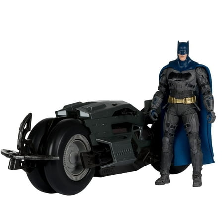 Batcycle with Batman (DC Multiverse: The Flash) 7" Action Figure and Vehicle 2 Pack - McFarlane Toys