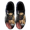 thumbnail image 2 of Vizsla American flag US Shoes Sneakers Black Size 6, 2 of 7