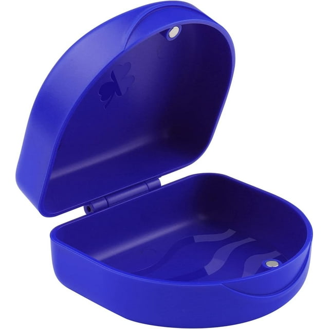 ARGOMAX Aligner Case, Retainer Case, Braces Box, 1 Piece Orthodontic Box, DARK BLUE.