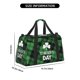 thumbnail image 3 of Fotbe St Patrick's day Bolsa de Viaje con Estampado, Bolsa de Fin de Semana para Mujer con Compartimento para Zapatos, Bolsa de Gimnasio con Bolsillo Húmedo, 3 of 7