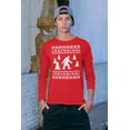 thumbnail image 3 of Sasquatch Red Long Sleeve T-Shirt, 3 of 6