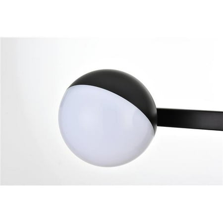 

Living District LD7305W21BLK 110 V Three Light Vanity Wall Lamp Black