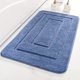 thumbnail image 1 of Alfombrilla de baño con forma de dorso de fibra ultrafina, antideslizante, almohadilla absorbente de color sólido, alfombrilla para puerta de baño, 1 of 6