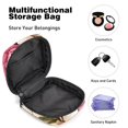 thumbnail image 4 of Peony Sanitary Napkin Bags Storage Bag Hiking Pouch Small Canvas Zipper Pouch, 4.7x6.6x6.6 in, Period Purse for Feminine Hygiene Products, 4 of 6