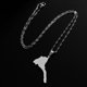 thumbnail image 4 of Jumpingount Collar con colgante elegante para mujer, collares minimalistas dignos de regalo para cualquier ocasión Ropa, zapatos y accesorios Miscelánea Acero inoxidable, 4 of 6
