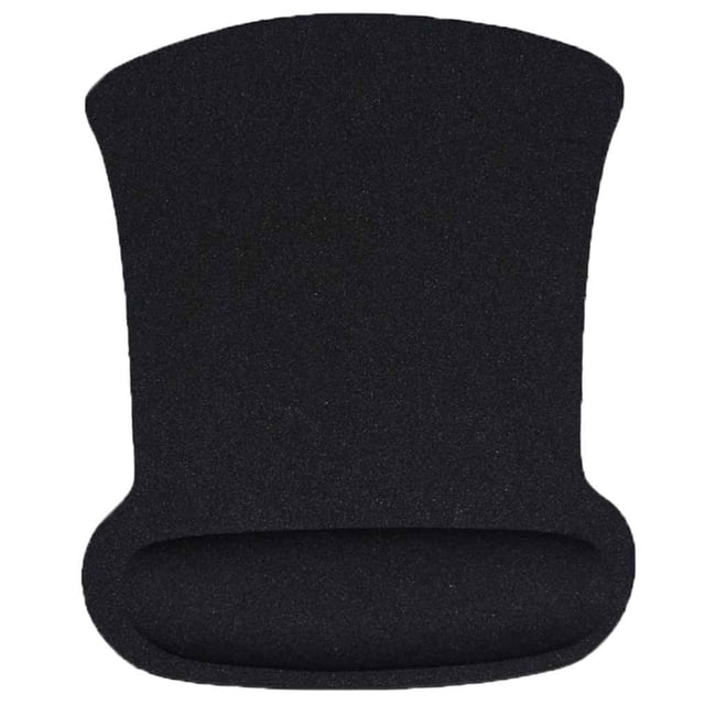 Cateissary Color sólido 200*240*4mm tela protectora de muñeca EVA inferior alfombrilla de ratón para juegos alfombrilla colorida antideslizante Juegos de teclado y mouse para computadora negro