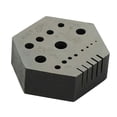 thumbnail image 2 of Sona High Carbon Steel Hexagonal Mini Steel Block, 15 Holes, 5 Slots, 2 of 2