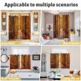 thumbnail image 6 of Orange Forest Kitchen Curtains Small Short 39 Inch Length, Fall Tree Botanical Maple Leaf Grommet Top Bedroom Living Room Curtains, Light Filtering Cafe Curtain Drapes 2 Panels Set 55''x39'', 6 of 9
