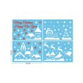 thumbnail image 3 of 4pcs Exquisite Christmas Window Decals: with Snowman, Snow town, Elk Elements, 3 of 9