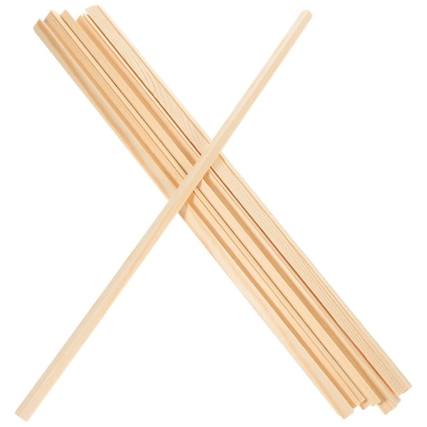 10 piezas de molduras decorativas de madera para ventanas, molduras de madera para mosquiteras, tiras de madera para bricolaje