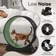 thumbnail image 3 of UBesGoo 31.5" Cat Exercise Wheel, Black Indoor Cat Treadmill with Detachable Carpet & Safety Lock, 3 of 9