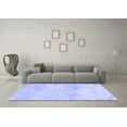 thumbnail image 3 of Ahgly Company Indoor Rectangle Trellis Blue Modern Area Rugs, 2' x 3', 3 of 4